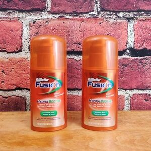 Gillette Fusion Hydra Soothe After Shave Balm, 3.4 Oz, Pack Of 2